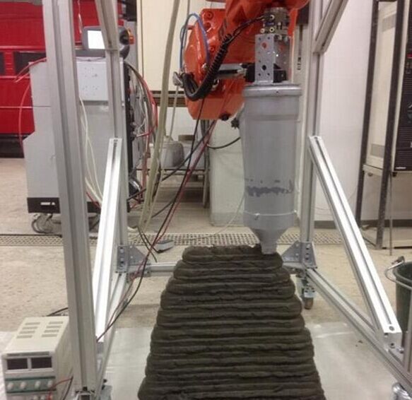 混凝土、混凝土3D打印機(jī)、可移動混凝土3D打印機(jī)