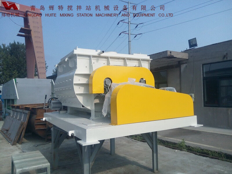 JS750攪拌臂采用偏心式設(shè)計，延長使用壽命，青島輝特機械