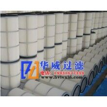 PTFE覆膜聚酯纖維粉塵濾筒供應(yīng)商報價【華威】