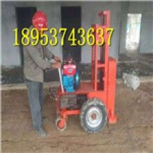 不開玩笑！自走式四輪鏈條打夯機 柴油夯錘機