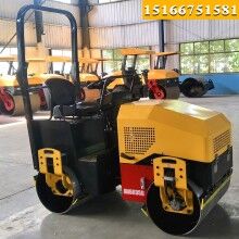 一路順風！座駕式2.5噸全液壓壓路機 雙鋼輪柴油振動碾 溝槽壓實機