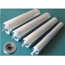 鍍鋅滾筒加工、無(wú)動(dòng)力鍍鋅滾輪加工，定做滾輪